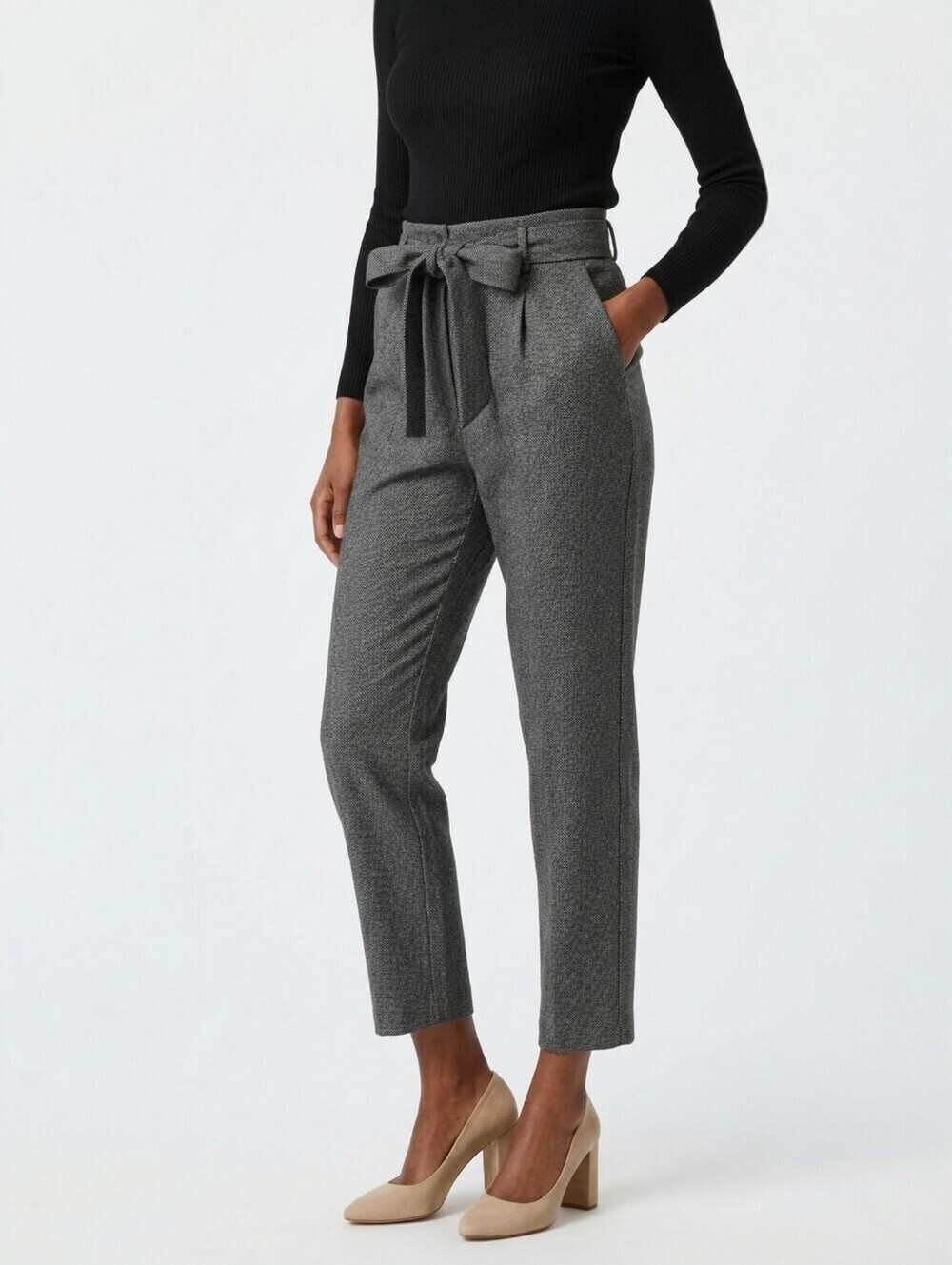 Aritzia Wilfred Jallade Wool Cashmere Tie Waist Pants - Classic Trousers Size 0